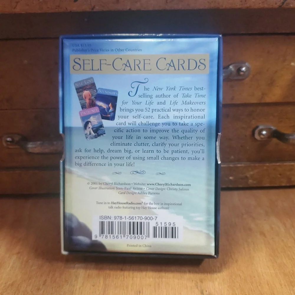 Cheryl Richardson “Self-Care Cards” 52 card deck DD